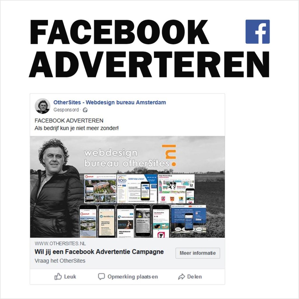 facebook adverteren webdesign bureau amsterdam