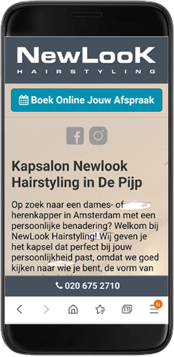 newlook mobiel voorbeeld