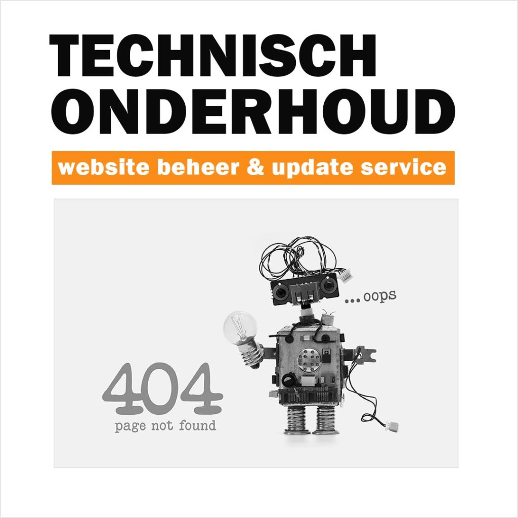 technisch onderhoud en beheer website webdesign bureau amsterdam